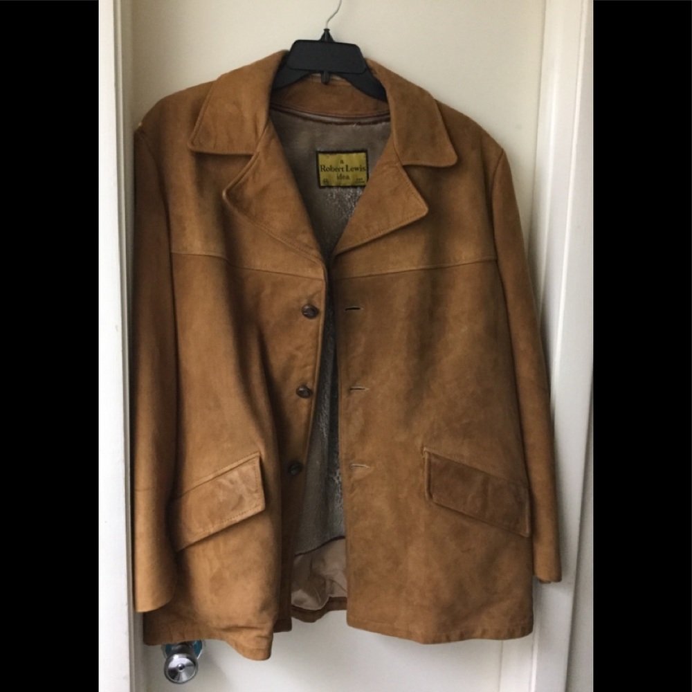 Vintage Robert Lewis Idea Suede Mens Jacket